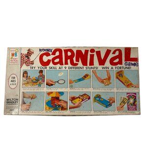 Kooky Carnival Game By Milton Bradley 1969 Ages 6-12 Complete Set USA Vintage